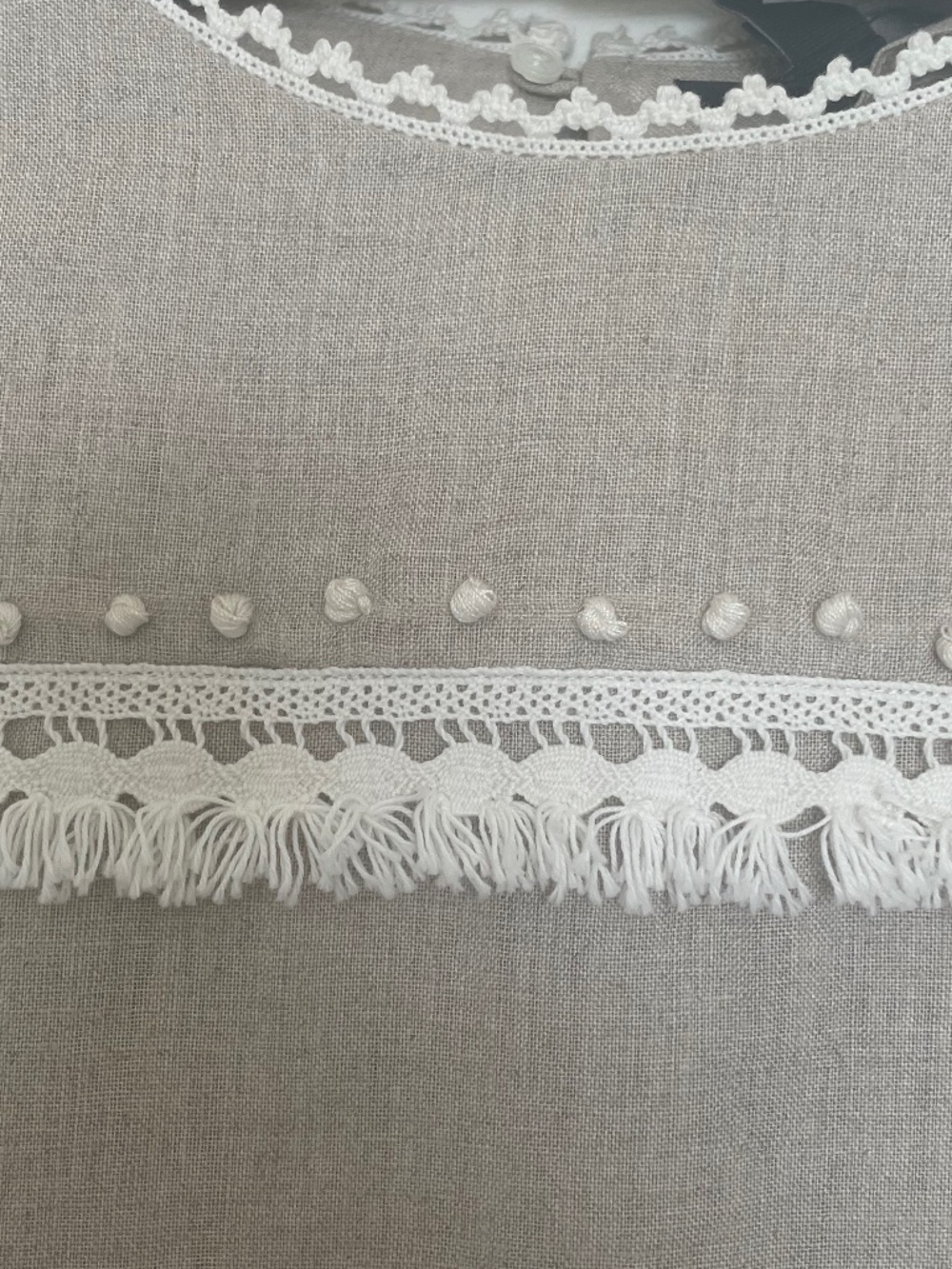 Beautiful never worn with tags, ladies J Crew linen blouse. Size 4. Tan.